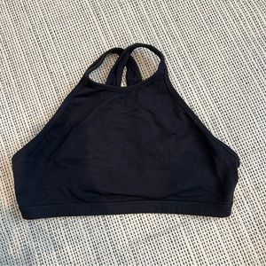 Beyond Yoga Midnight Black Sports Bra